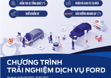 KHUYẾN MÃI DỊCH VỤ SỬA CHỮA BẢO DƯỠNG CẦN THƠ FORD CHÀO MỪNG NĂM MỚI 2022